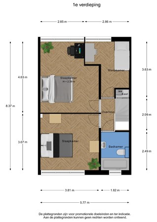 Floorplan - Jol 24 41, 8243 GN Lelystad